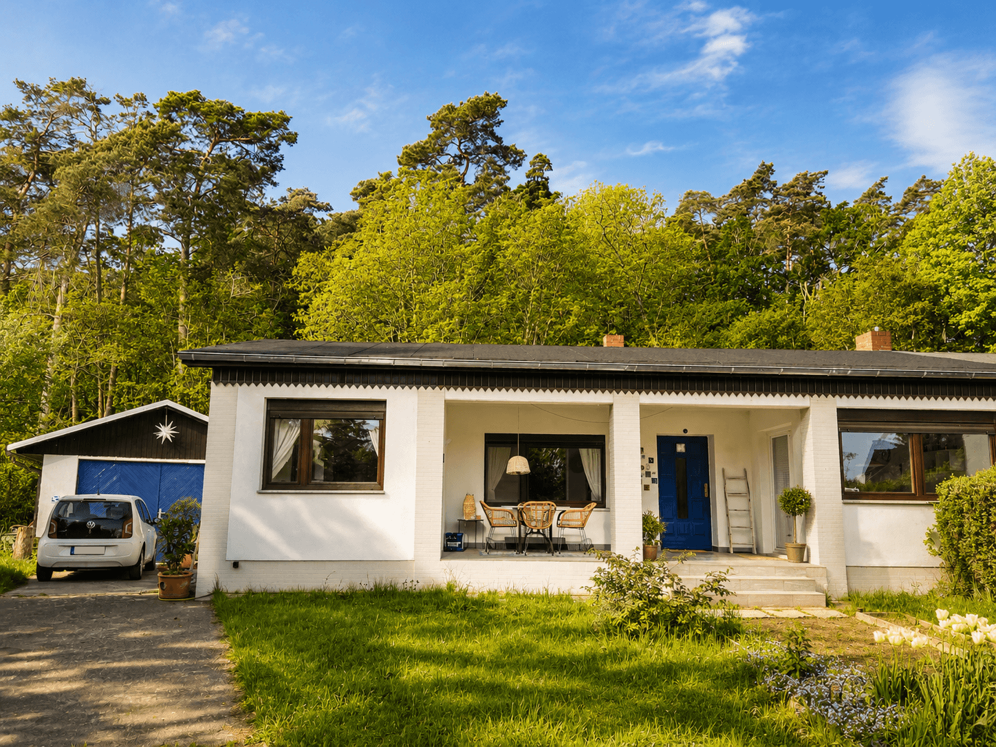 Villa Naugarten Außenansicht in der Nordwestuckermark